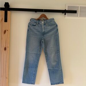 Madewell Light Blue Straight Leg Jeans